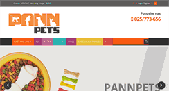 Desktop Screenshot of pannpets.com