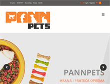 Tablet Screenshot of pannpets.com